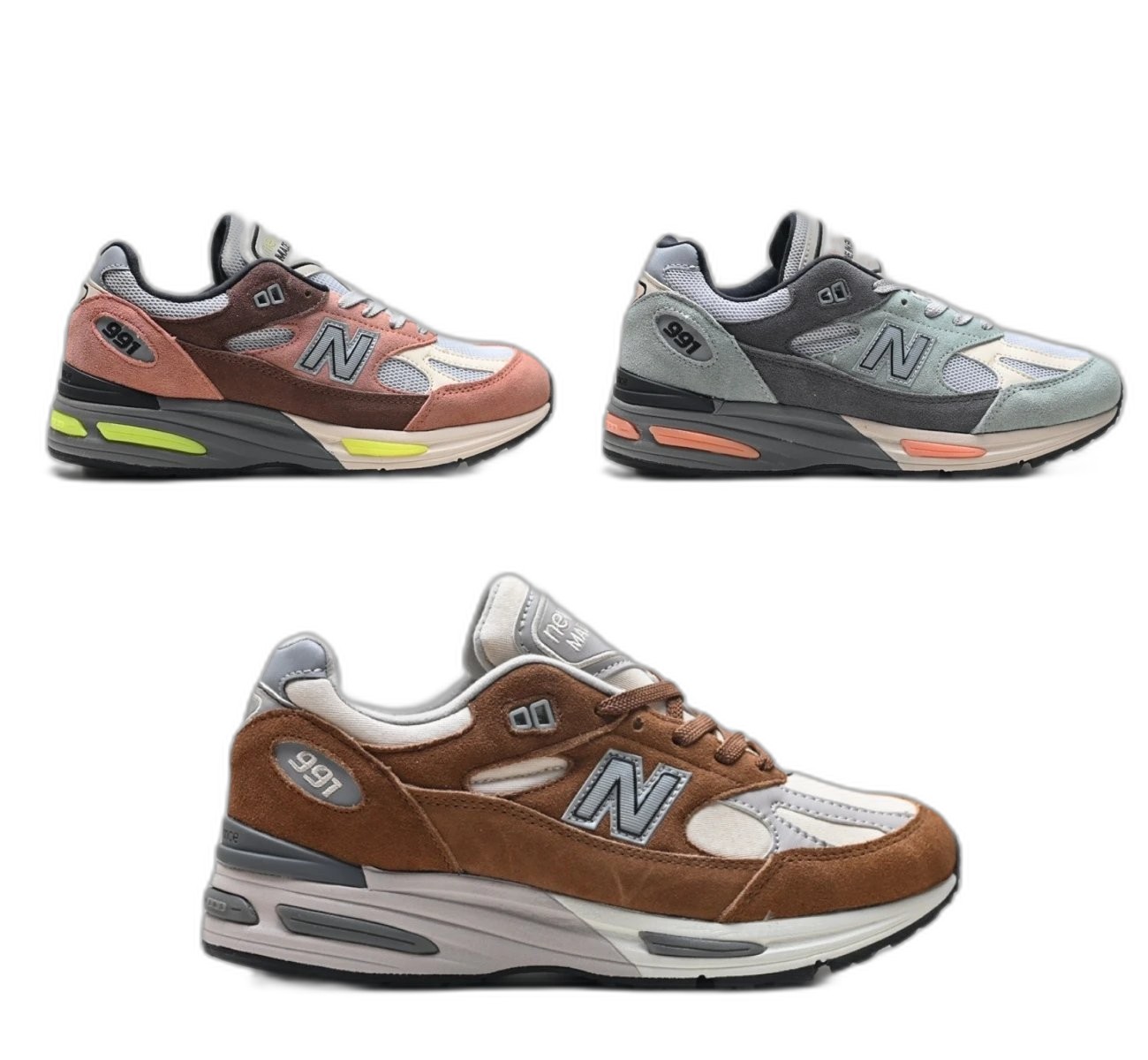 New Balance 991 V2 3+ colorways [Premium Quality]