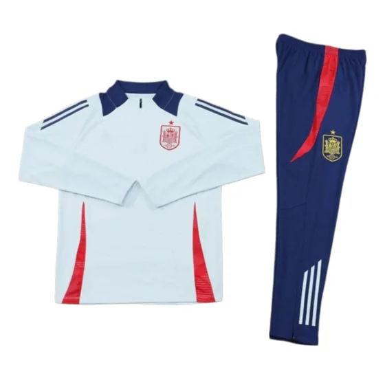 2425 Spain white Training suit set