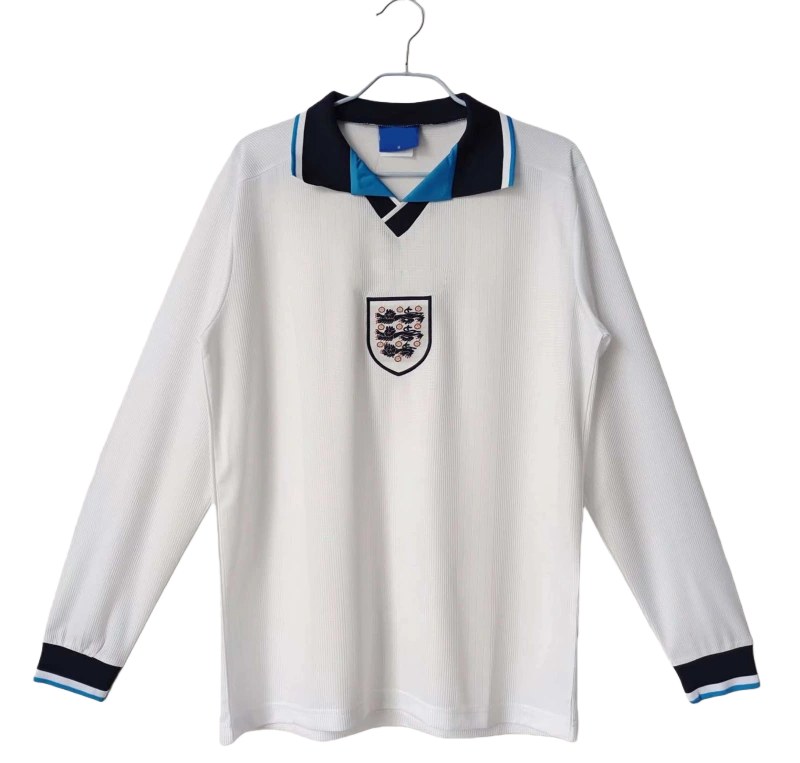 1996 season England home Long sleeved Retro Fan version