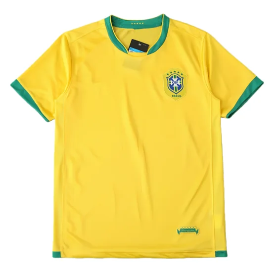 2006 season Brazil home retro Fan version