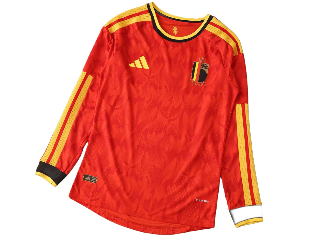 2026 FIFA World Cup Belgium home Long sleeved Player version