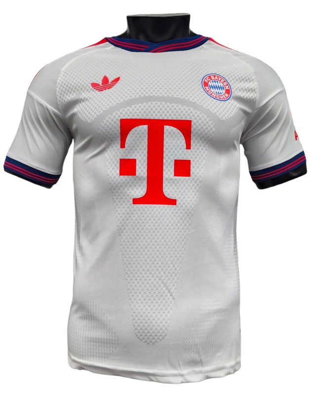 2627 Season White Bayern Munich Jersey Player Version
