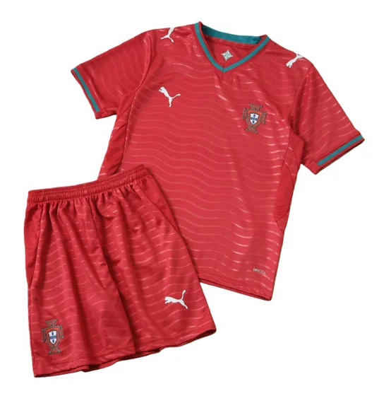 2026 FIFA World Cup Portugal home Kids kit