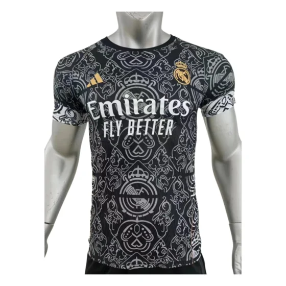 2425 Black Real Madrid Special Edition Jersey Player Version
