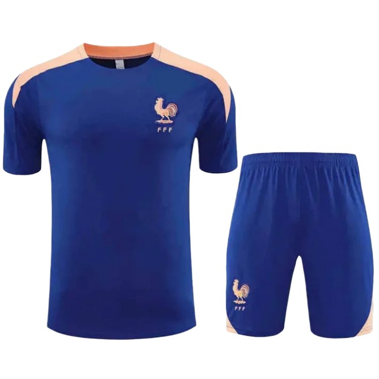 2526 season France Training clothes suit Short sleeve Fan version