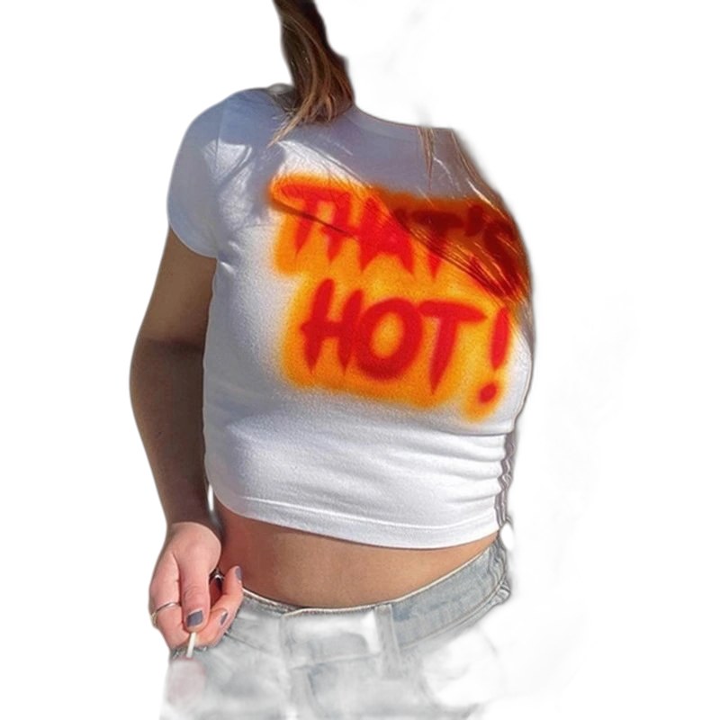 Short form-fitting T-Shirt