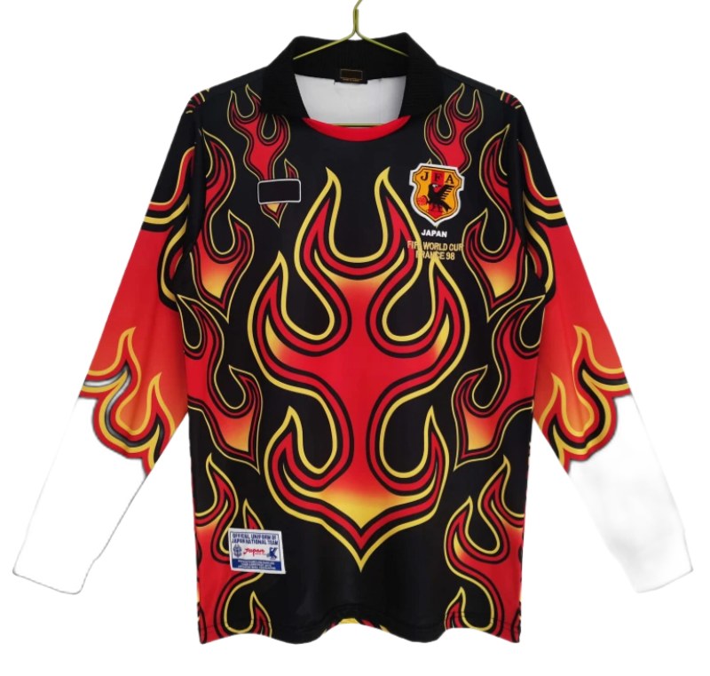 1998 Japan Goalkeeper goalkeeper long seleeve retro Fan version