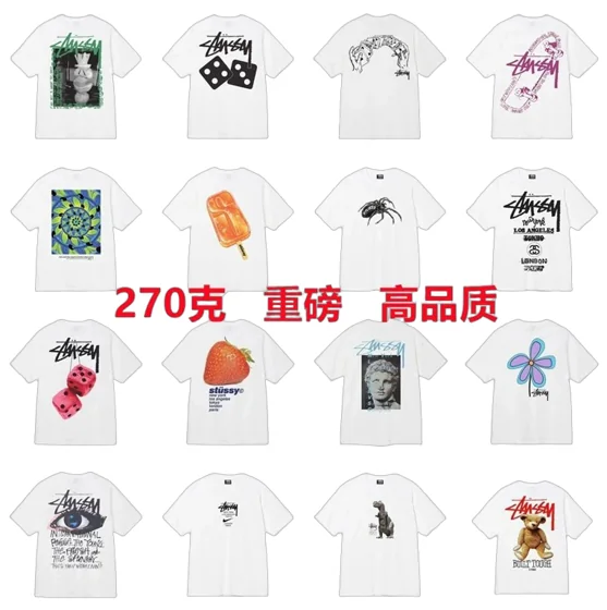 stussy flower tee
