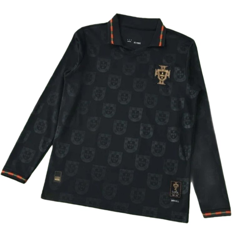 2025 Portugal Tribute to Eusebio Special Edition Long sleeved Fan version