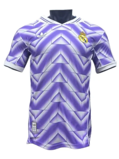 2526 Season Retro Purple Real Madrid Player Edition Jersey
