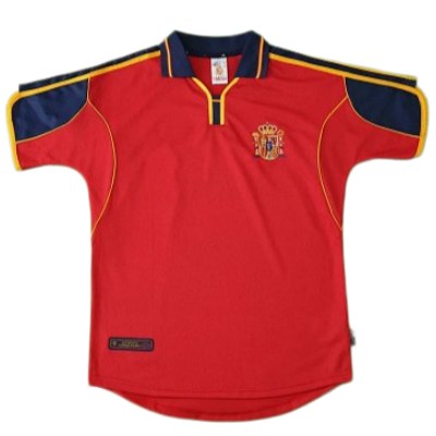 2000 season Spain home retro Fan version