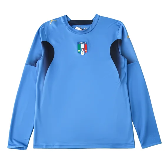 2006 season Italy home Long sleeved retro Fan version