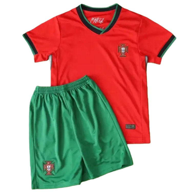 2024 UEFA Portugal home Kids kit