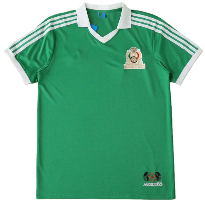 1986 season Mexico home retro Fan version