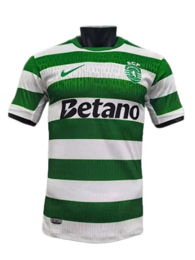 2526 Season Sporting Lisbon Home Player Edition Jersey
