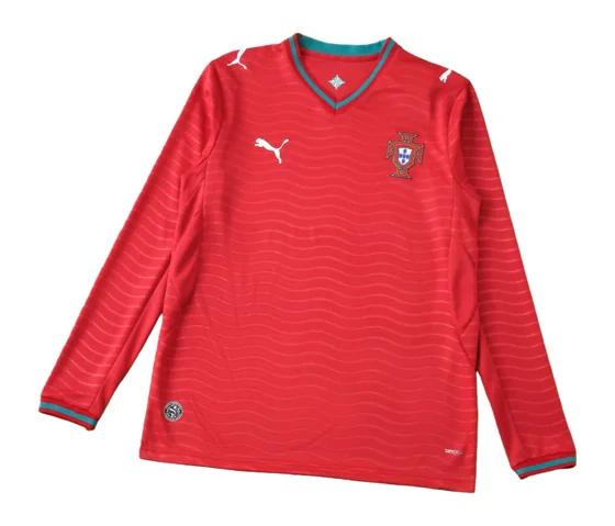 2026 FIFA World Cup Portugal home Long sleeved Fan version