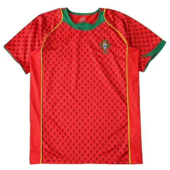 2004 season Portugal home retro Fan version