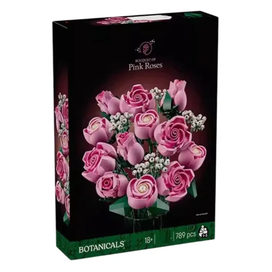 Lego 【Pink Baby's Breath Roses】