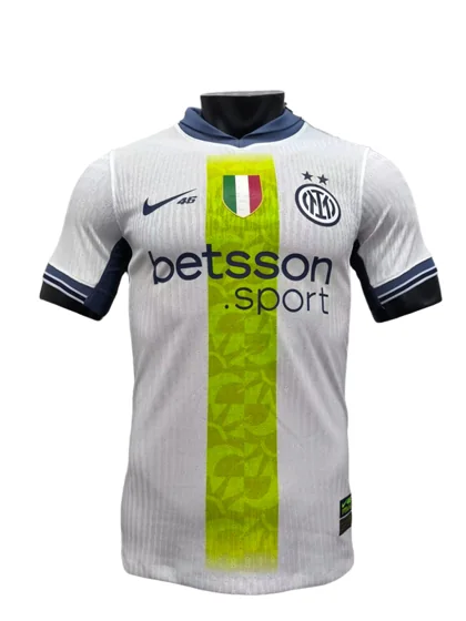 Inter Milan away game Rossi co-branded jersey player version