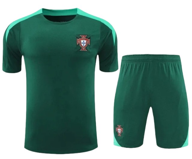 2425 Portugal Training clothes suit Short sleeve Fan version
